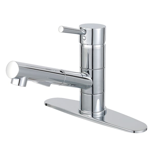 Gourmetier LS8401DL Concord Single-Handle Pull-Out Kitchen Faucet, Polished Chrome LS8401DL - main